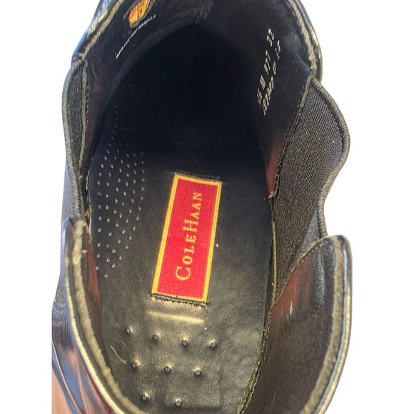 Cole Haan Mens Waterproof Chelsea Boots Shoe Sz 10.5M Black Leather Ankle Dress - Picture 9 of 14